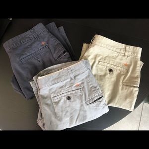 Three pairs of Docker shorts